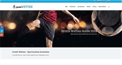 Desktop Screenshot of gratiswetten.org
